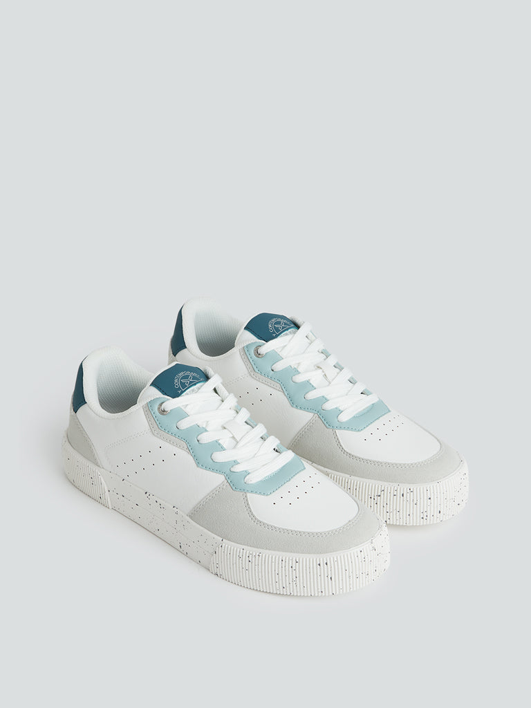 Soleplay White Speckle-Detailed Sneakers